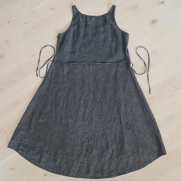 Eileen Fisher Delave' Linen Dress Size M - Picture 4 of 13